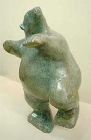 Dancing Bear (Enook Manomie) - * Art inuït /Inuit Art