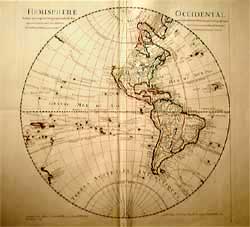 Western Hemisphere, Delisle-1724 - * Cartes / Map