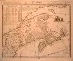 Eastern part of Canada, Jefferys - 1755 - * Cartes / Map