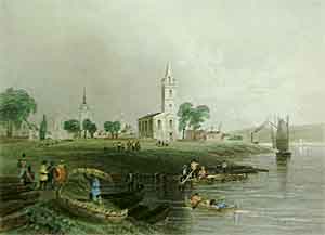 The Green at Fredericton - Bartlett, W. H.