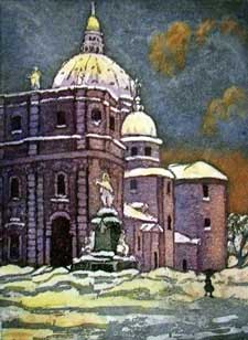 Cathedrale under snow - Dion, Huguette