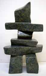 Inukshuk par Joanie Ragee - * Art inuït /Inuit Art